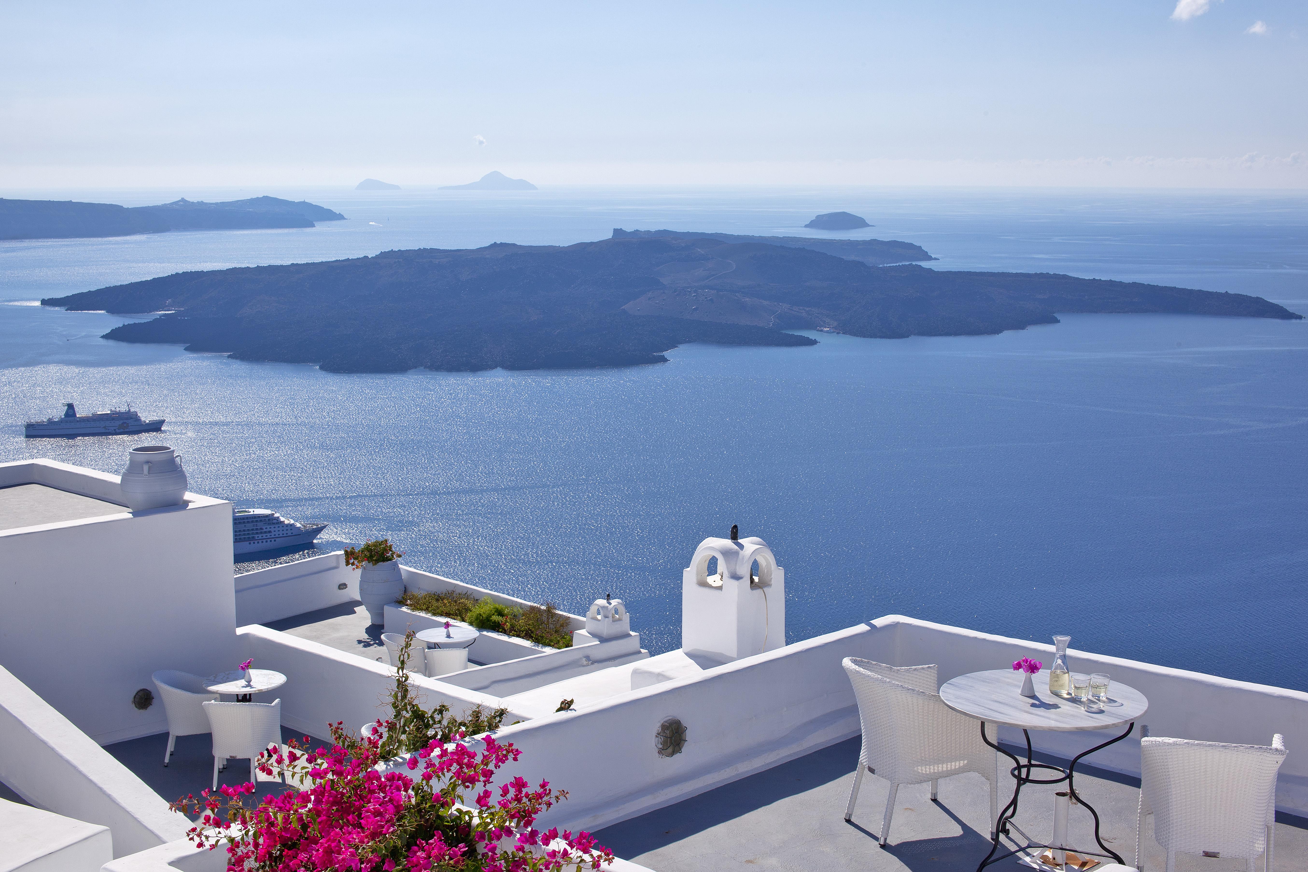 Cliff Side Suites ฟิรา ภายนอก รูปภาพ