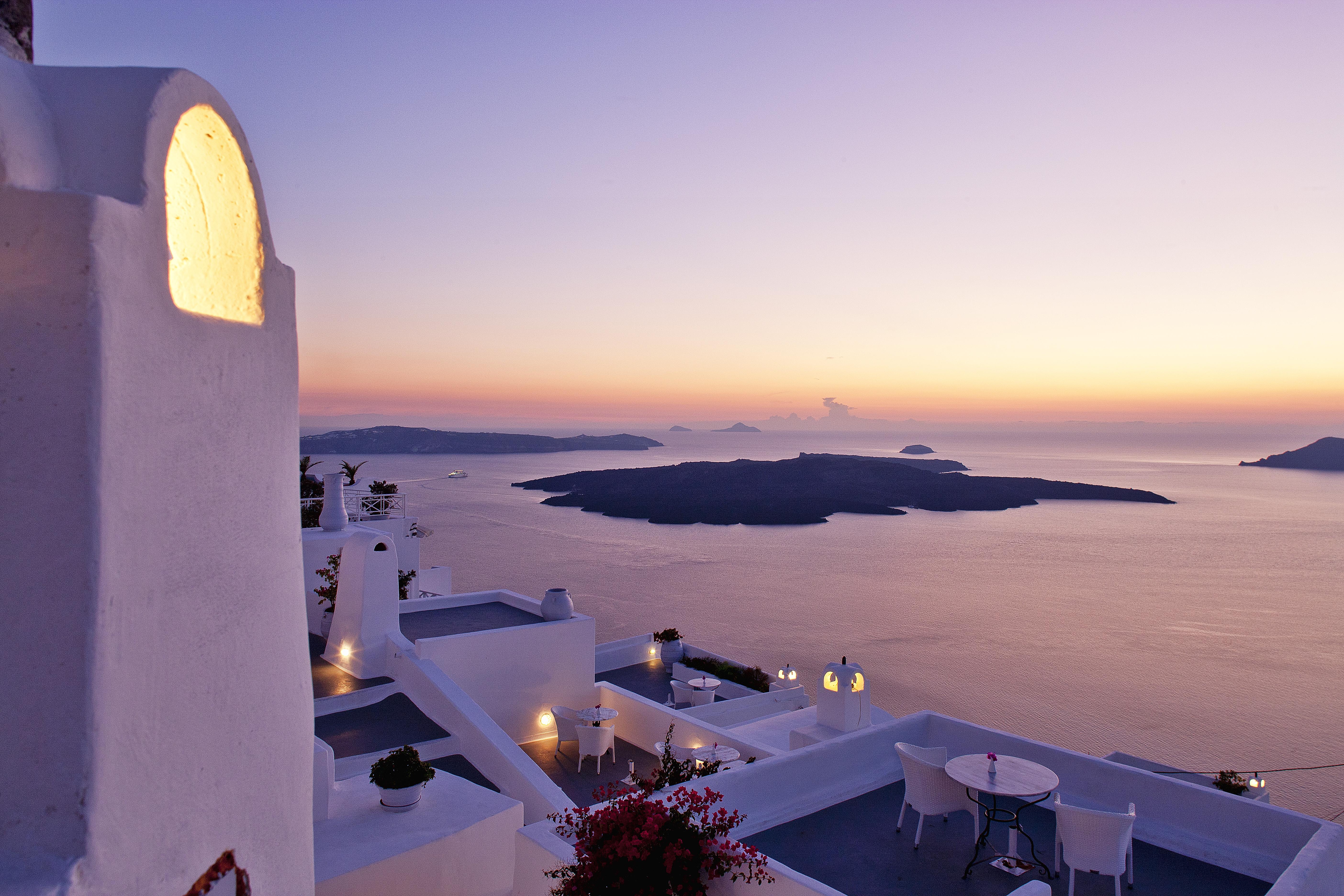 Cliff Side Suites ฟิรา ภายนอก รูปภาพ